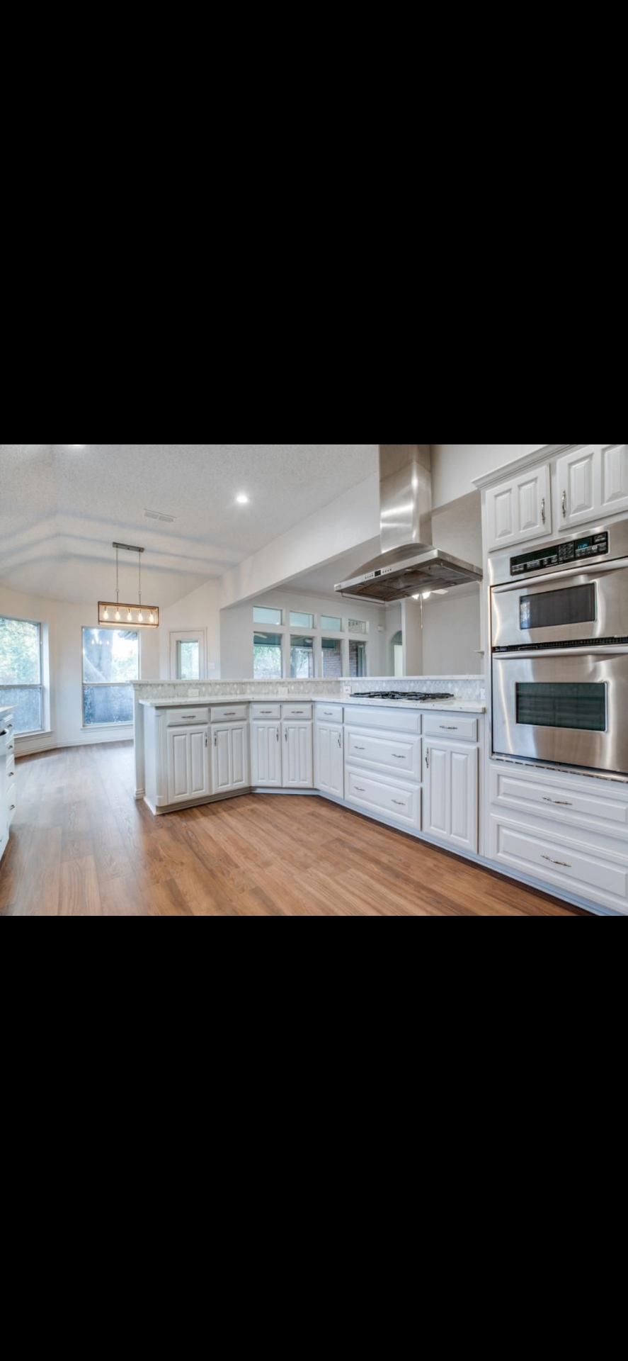 Kitchen Remodel — Oak to Modern White – After